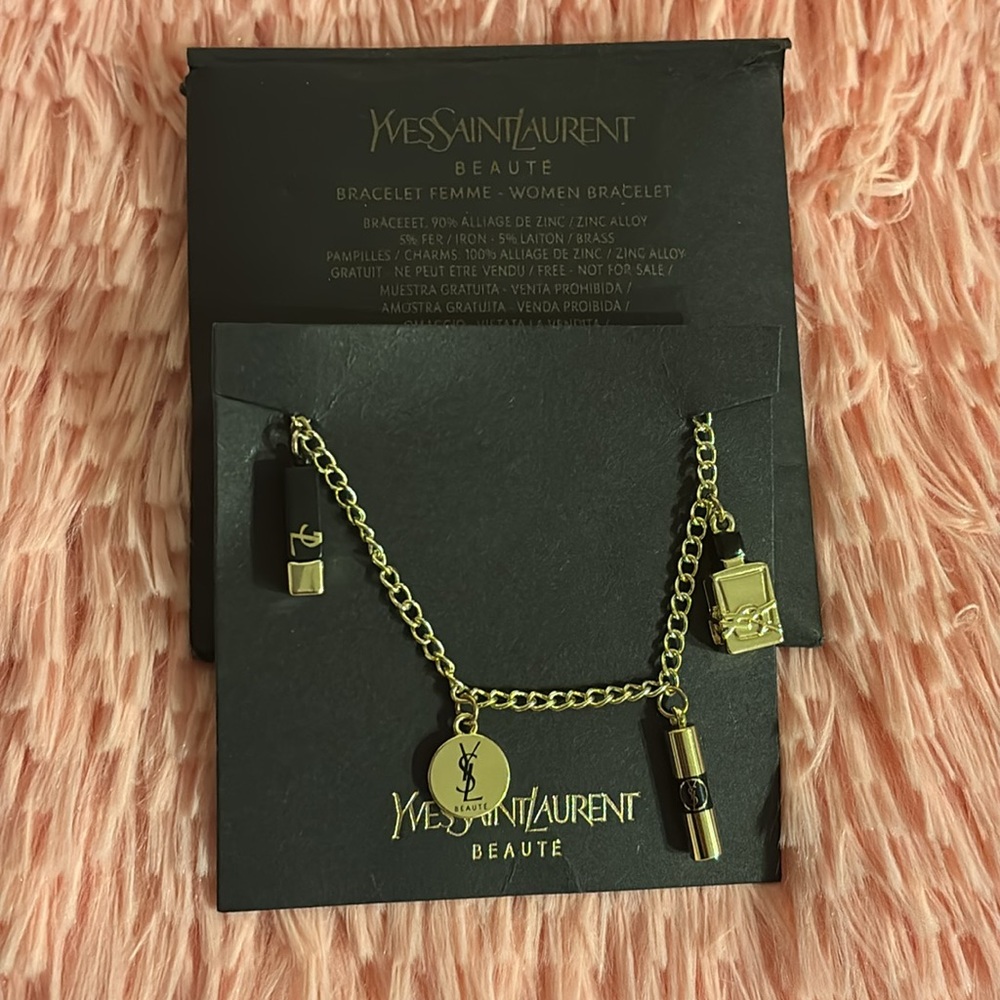 YSL charm bracelet